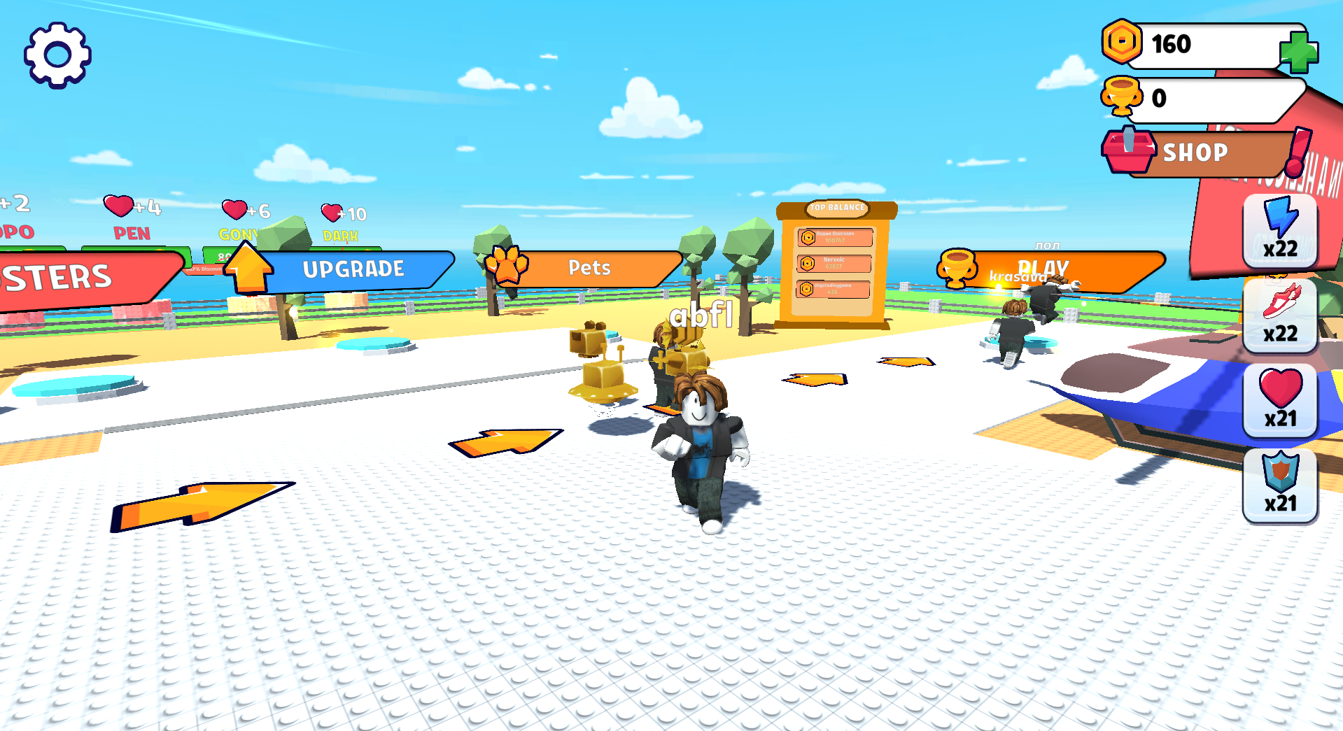 Obby Brainrot: Escape from Natural Disasters screenshot
