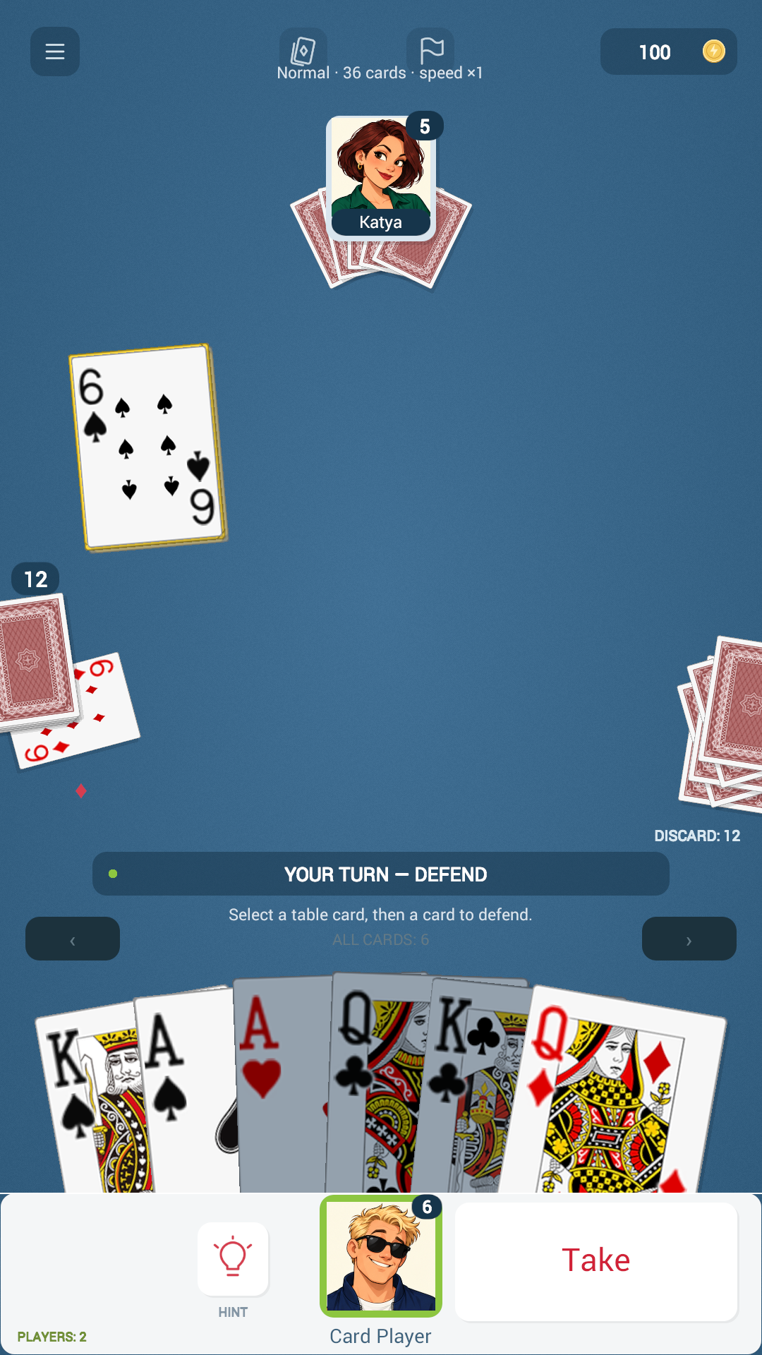 Durak: Throw-in, Transfer and Puzzles screenshot 6