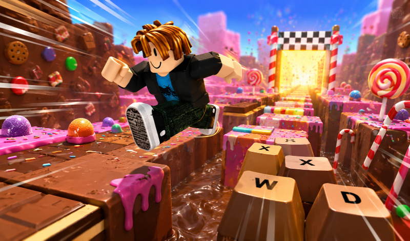 Sweet Parkour: Faster with Every Step