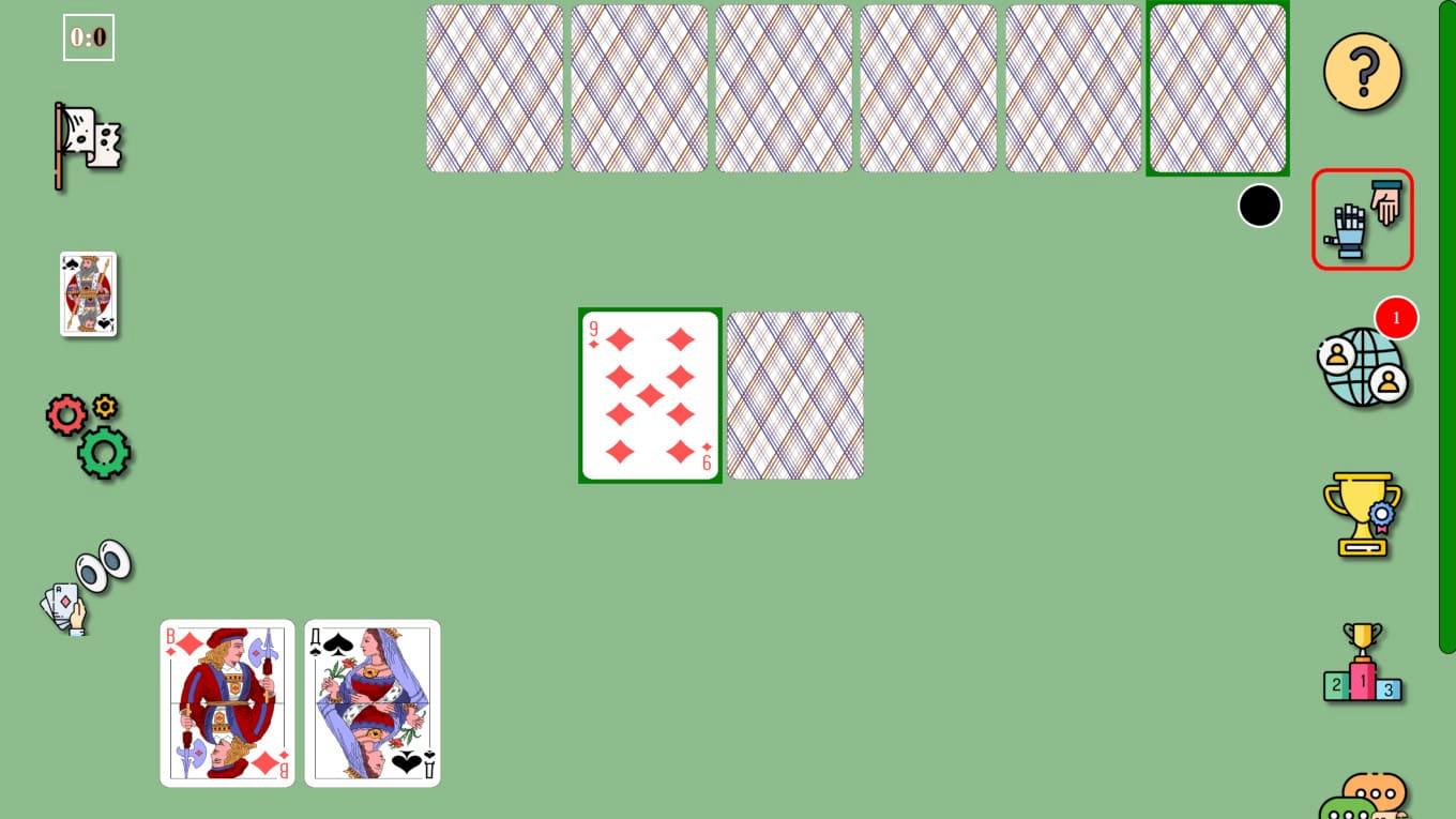 Mau-Mau - 101, card duel screenshot