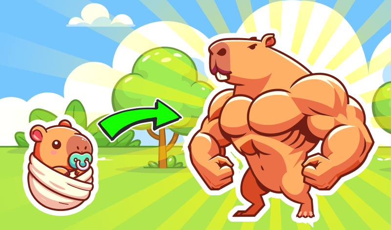 Capybara Evolution Mega Clicker game cover