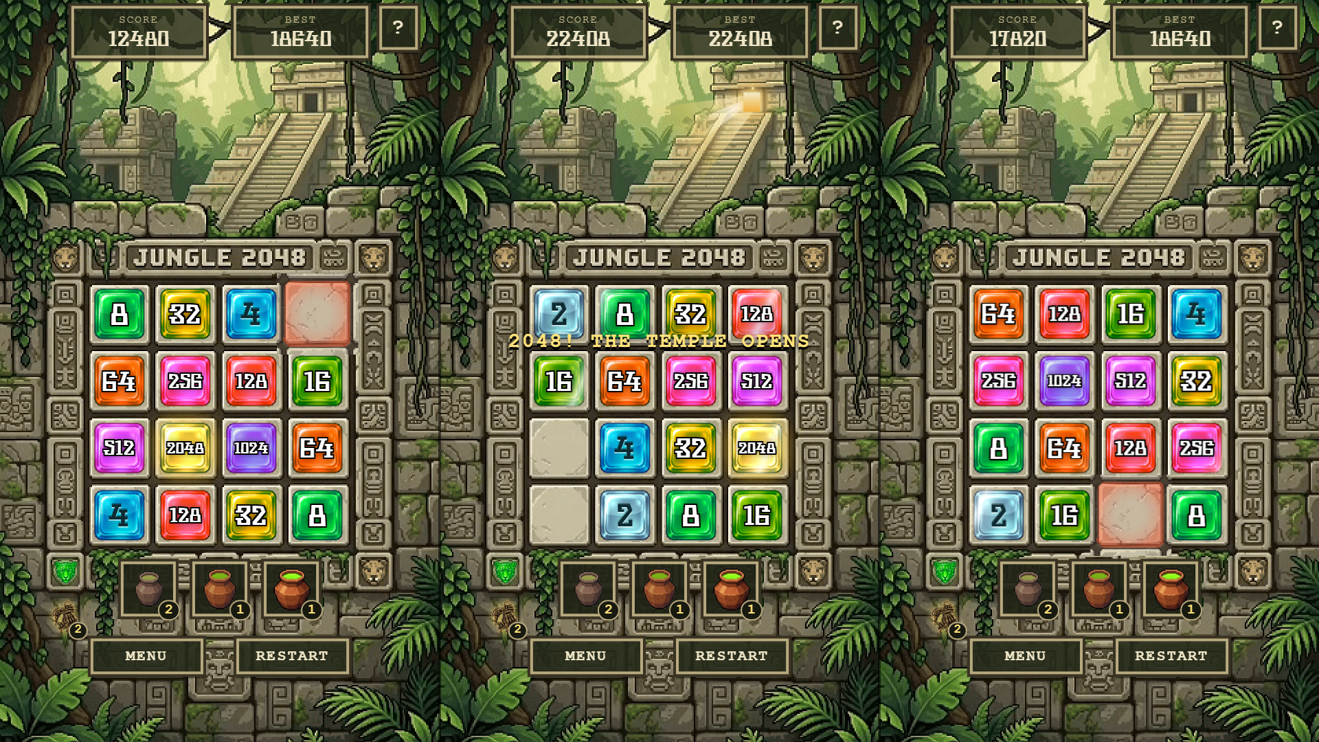 Jungle 2048 — screenshot 1