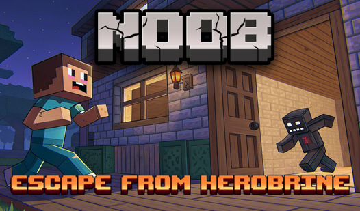 Noob Escape from Herobrine