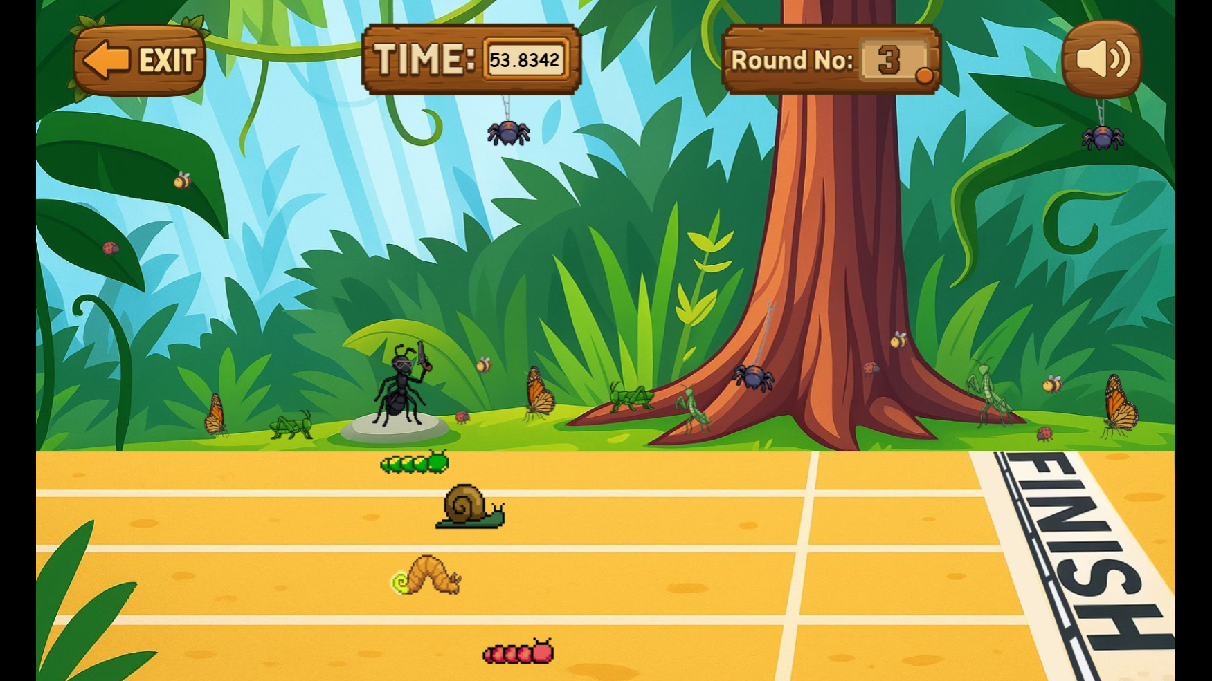 Wiggly Worm Race screenshot 3