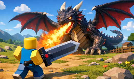 Battle of Knights: Robby and Dragons