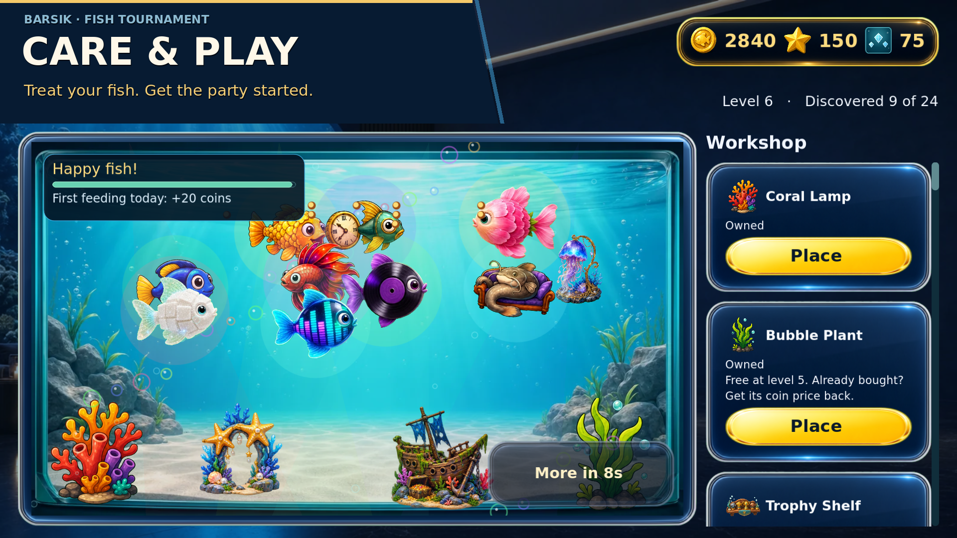 Barsik: Fish Tournament — screenshot 6