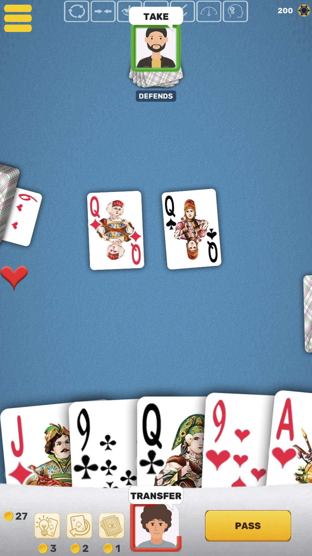 Durak transfer regular cards screenshot 5
