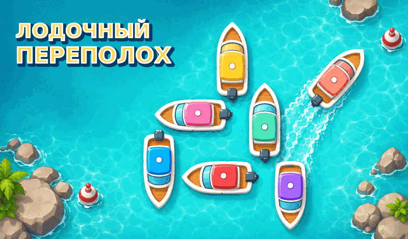 Лодочный переполох game cover
