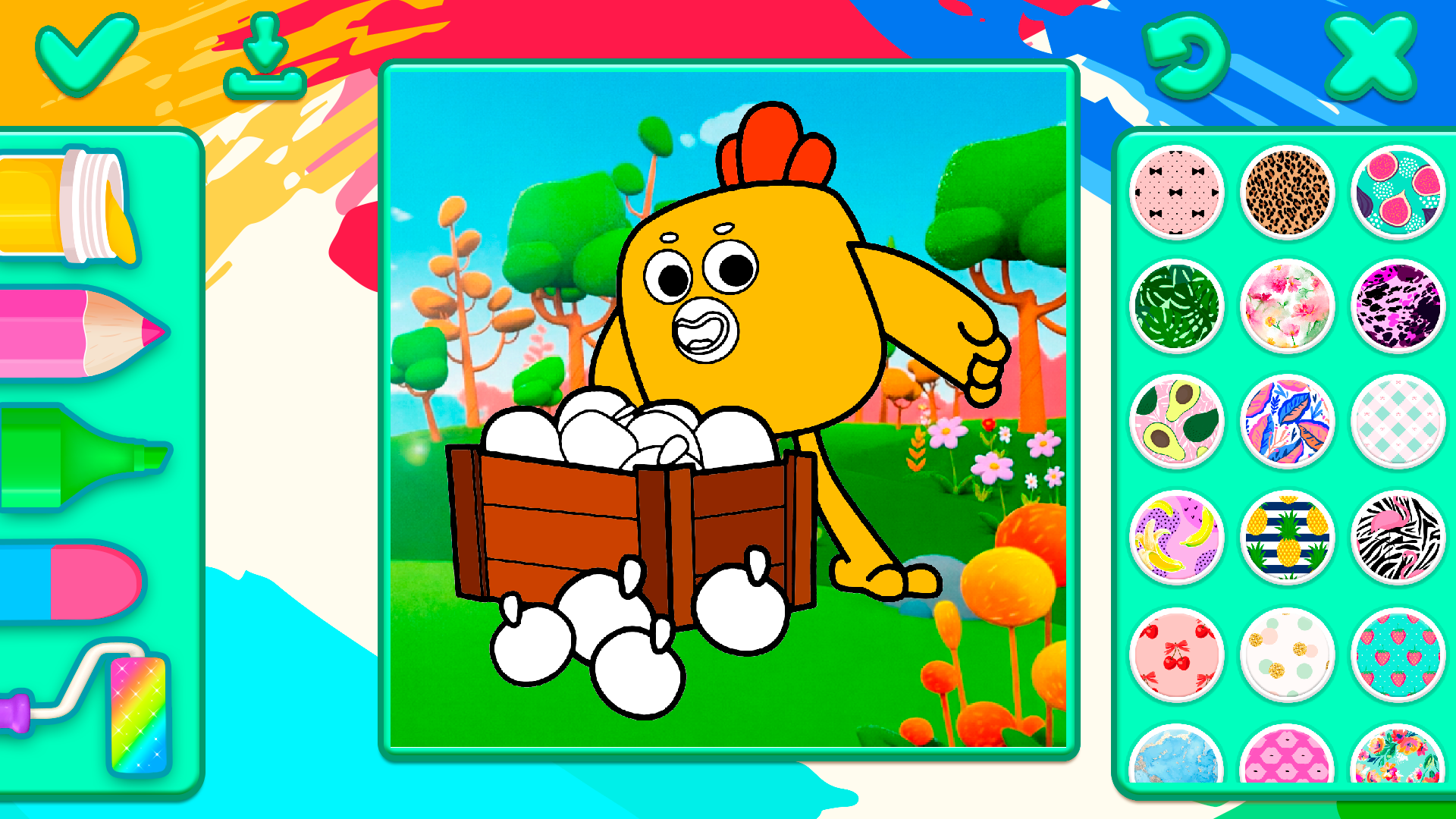 Раскраски для детей: Мультики — screenshot 8