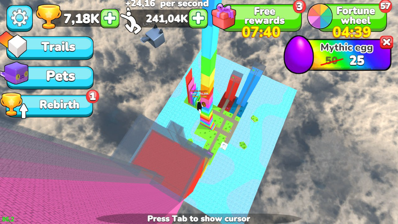 Obby +1 jump per second screenshot