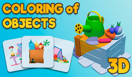 Coloring of Objects 3D