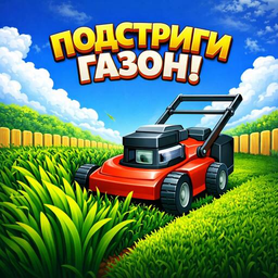 Подстриги газон!