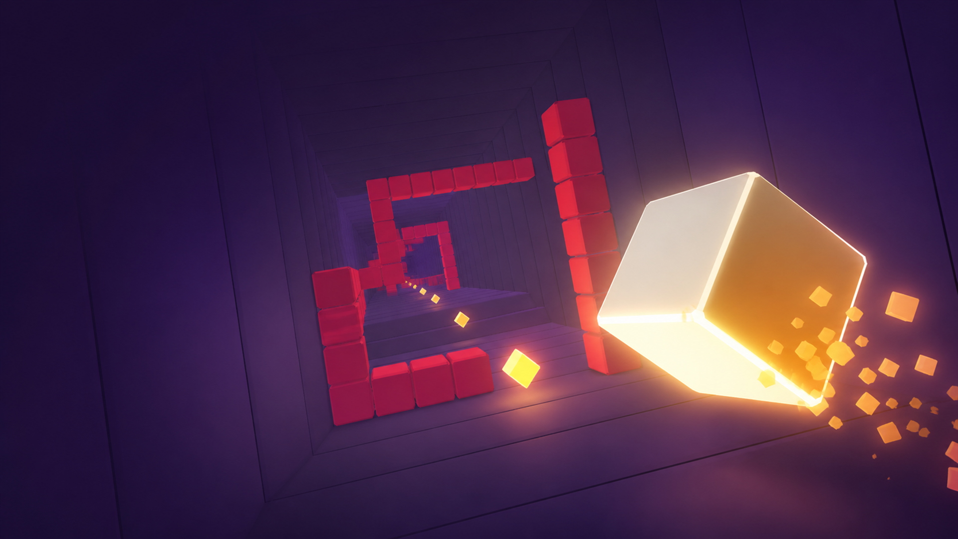 Cube Tunnel: Neon Rush — screenshot 1