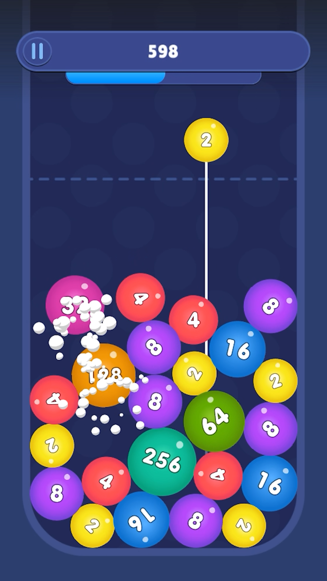 Bubble Merge 2048 screenshot 5