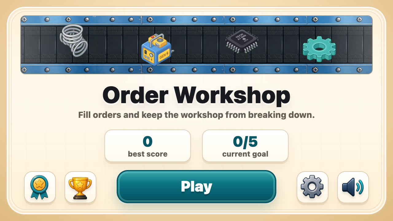 Order Workshop — screenshot 1
