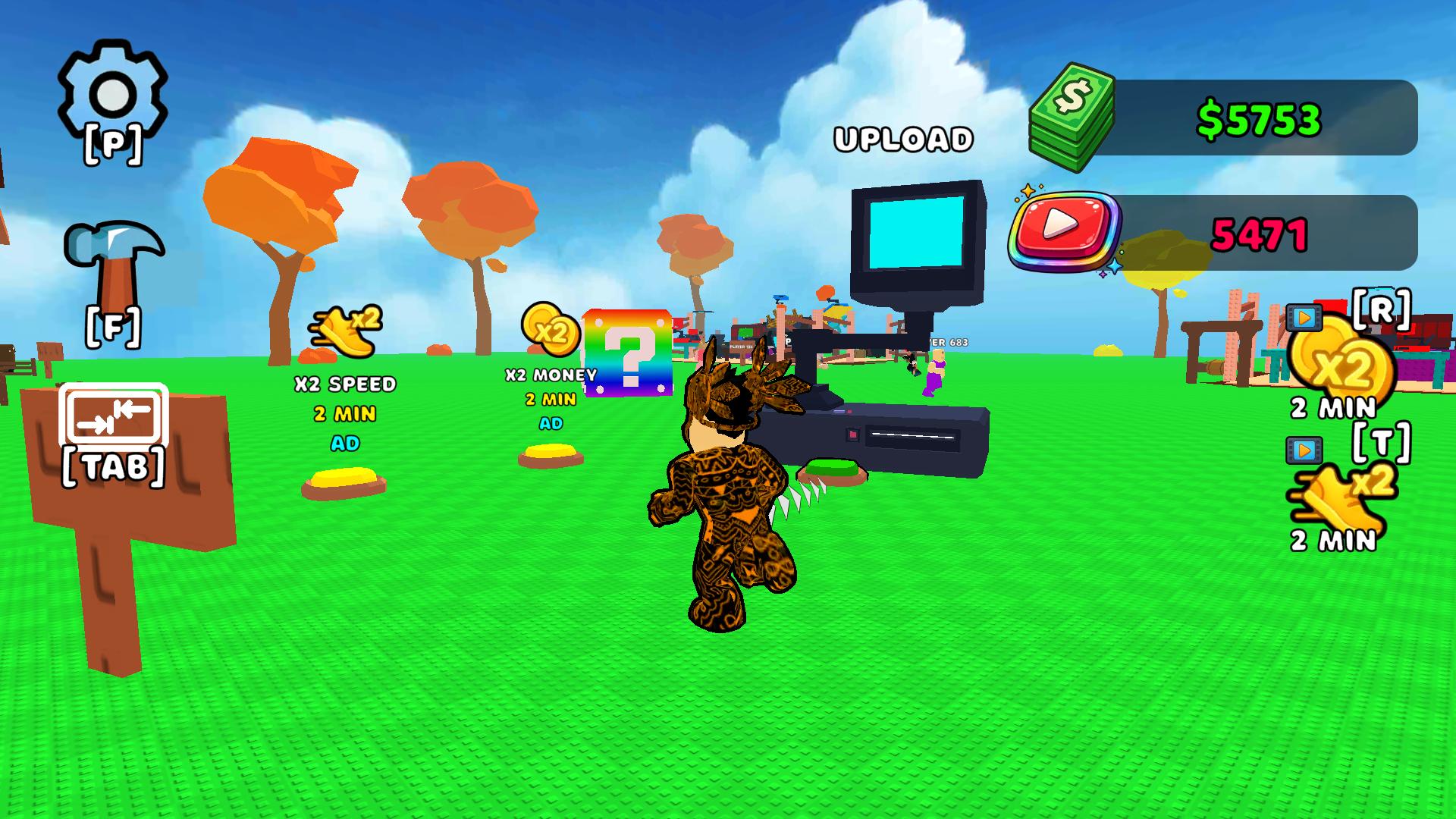 Be a Brainrot Blogger! Obby Magnate Tycoon 3D +1 — screenshot 3