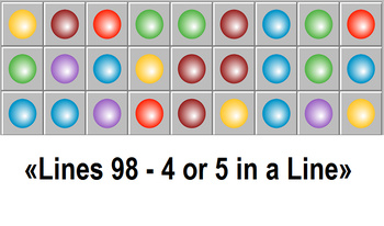 «Lines 98 - 4 or 5 in a Line»
