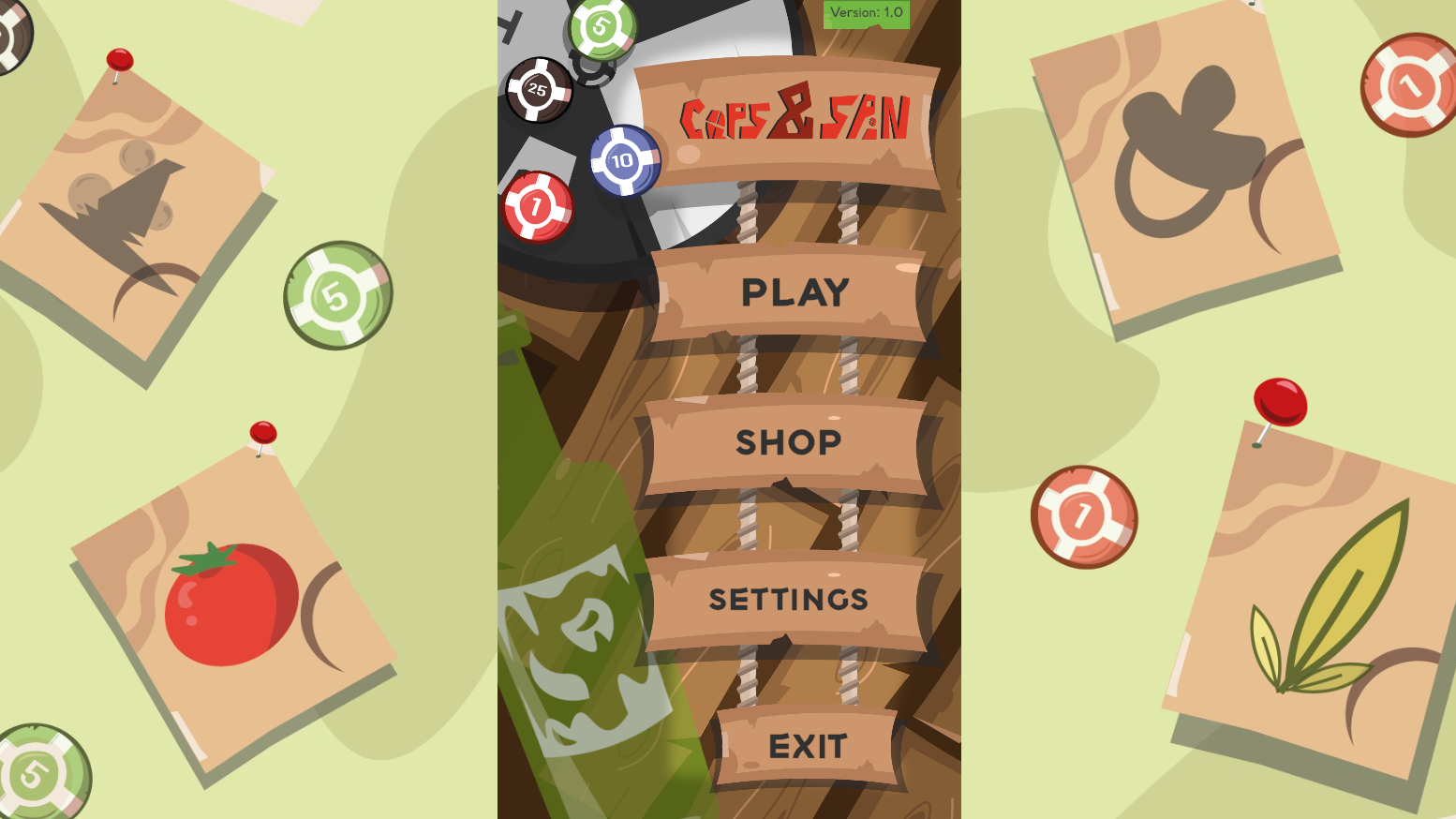 Caps & Spin — screenshot 1