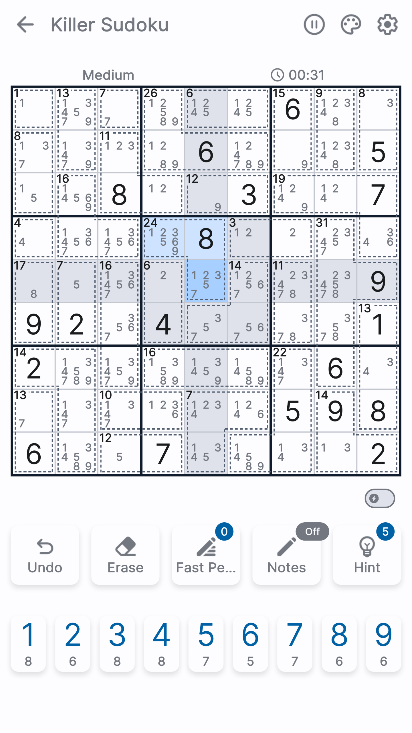 Killer Sudoku screenshot 4