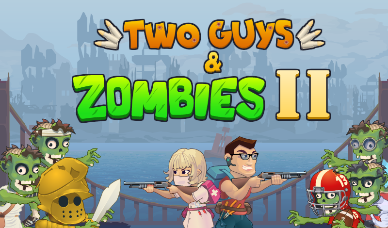 Two Guys And Zombies 2 game cover