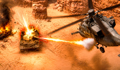 Desert Heli Strike 3D: Gunship