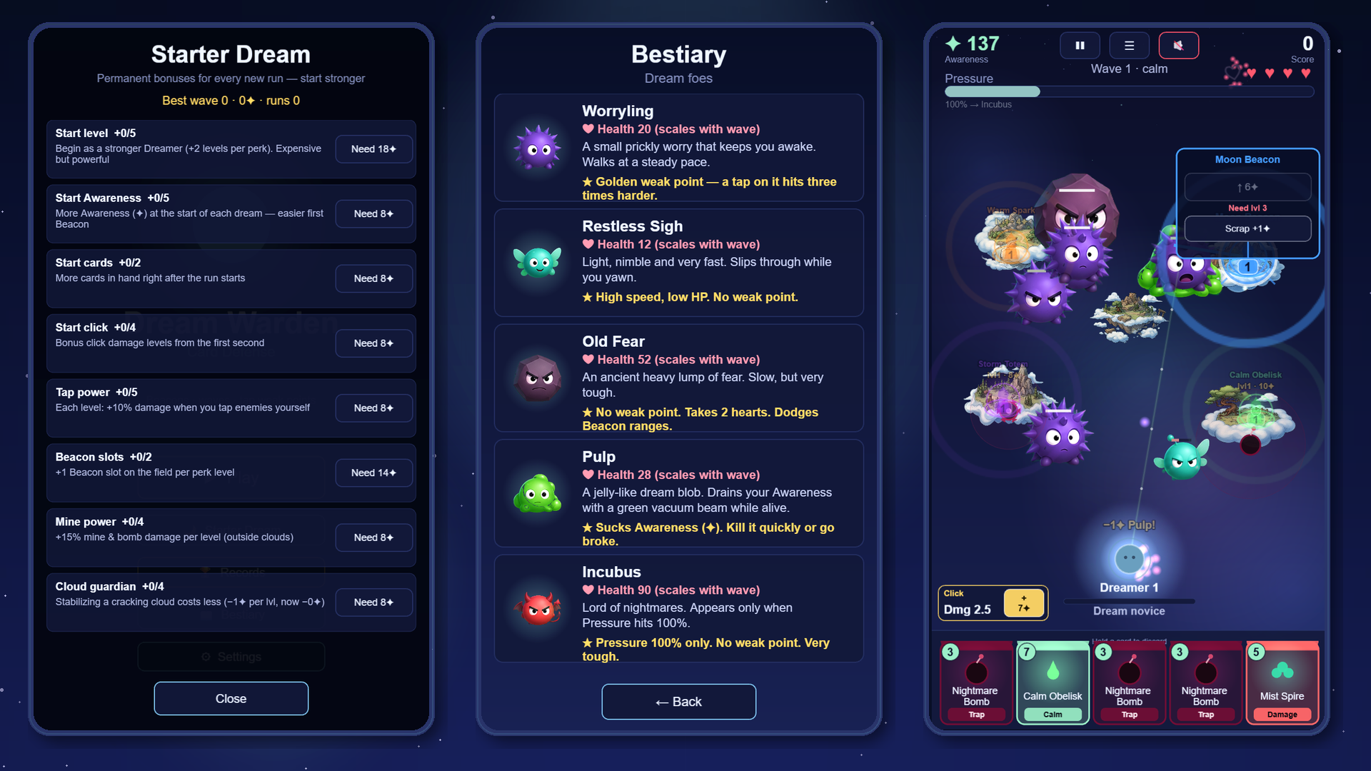 Dream Warden: Card Defense — screenshot 2