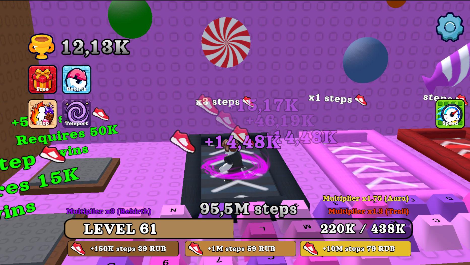 Obby: +1 to running speed on keys screenshot