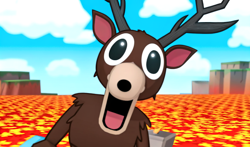 Blox Obby: The Floor is LAVA Challenge game cover