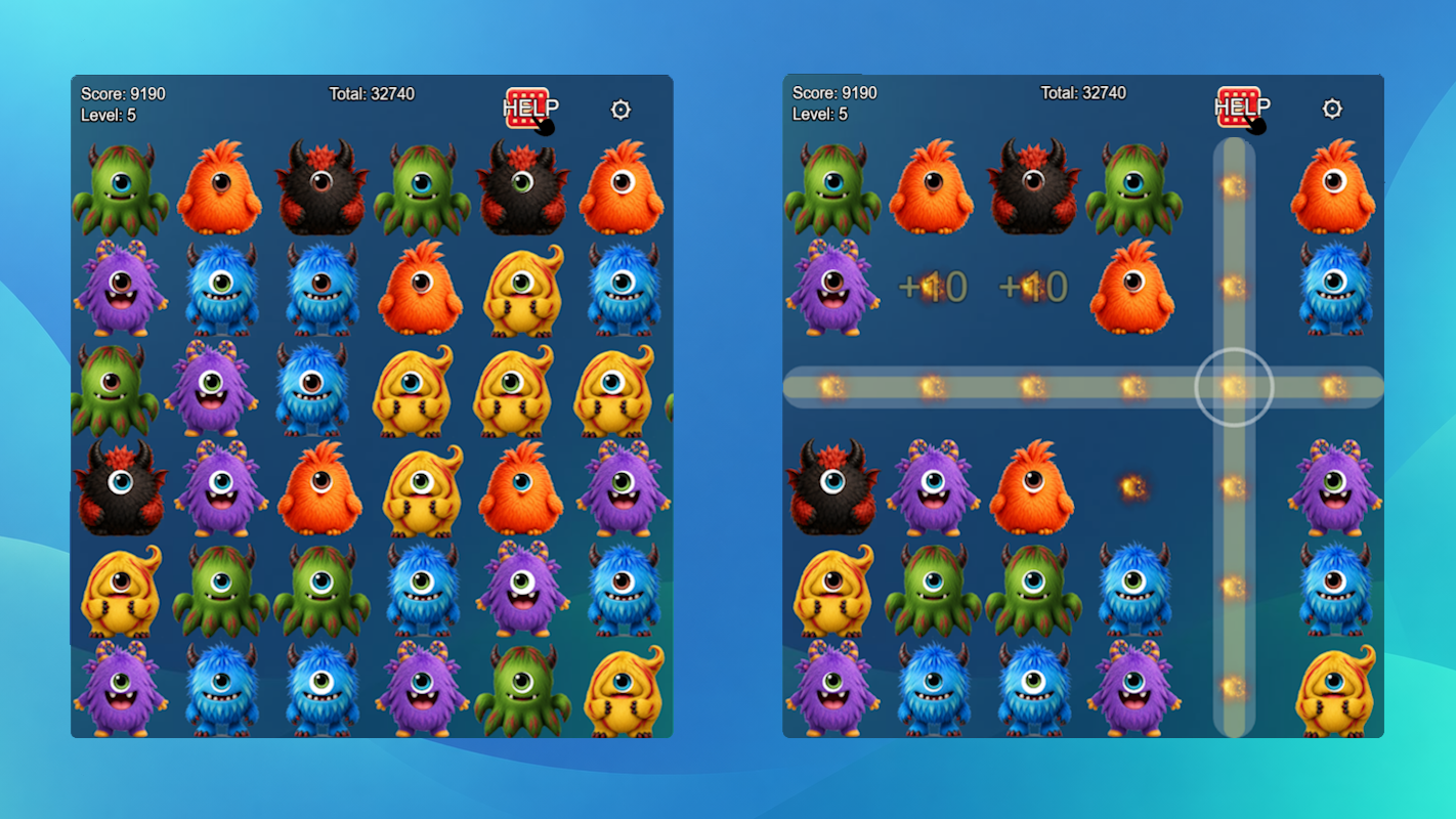 Fluffy Monsters — screenshot 1