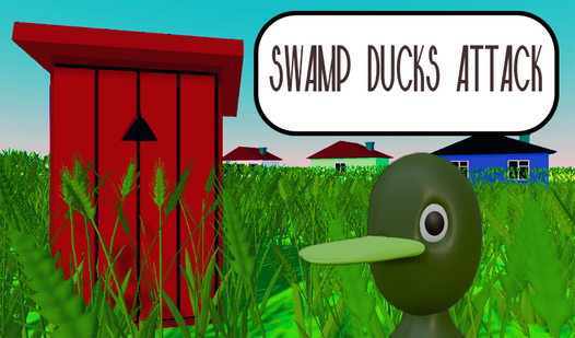 Swamp ducks attack