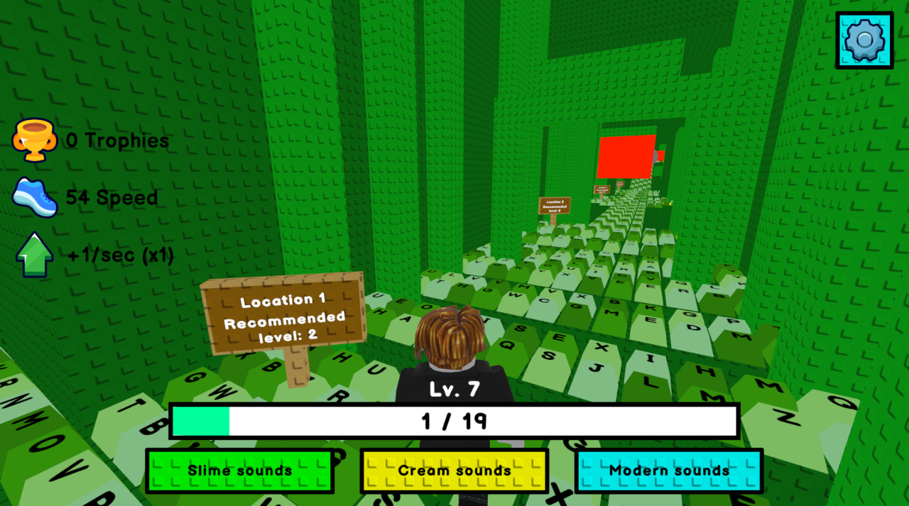 SLIME Keyboard: +1 Speed Per Second — screenshot 1