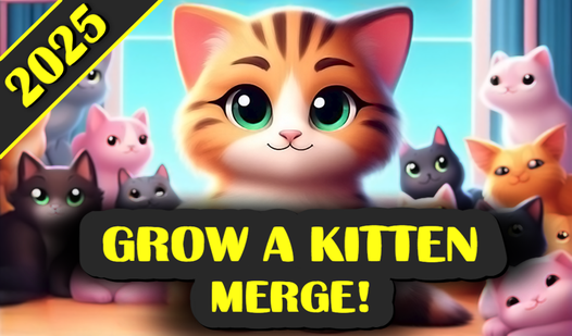 Grow a Kitten: Merge!