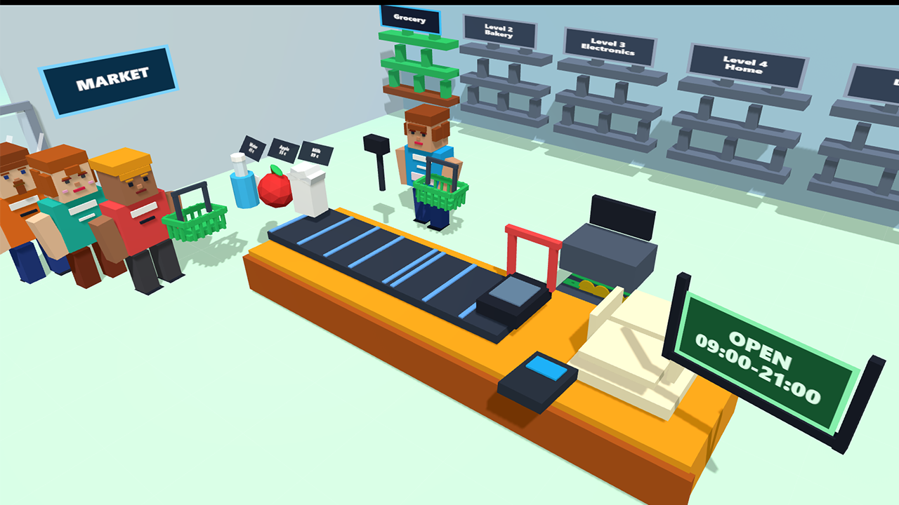 Obby Cashier: Supermarket Simulator — screenshot 1