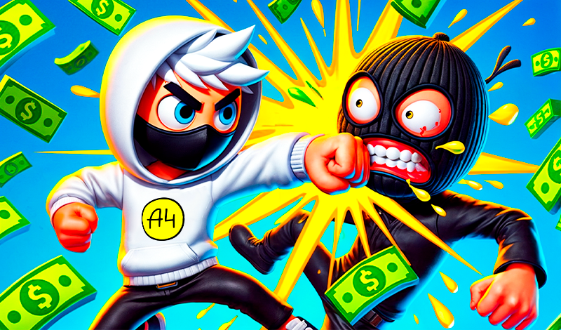 A4 Bank Robbery Challenge game cover
