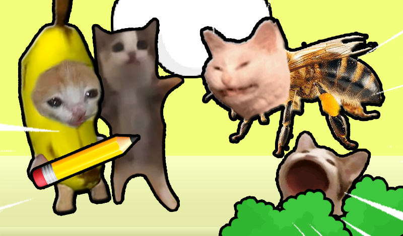 Save the cats meme game cover