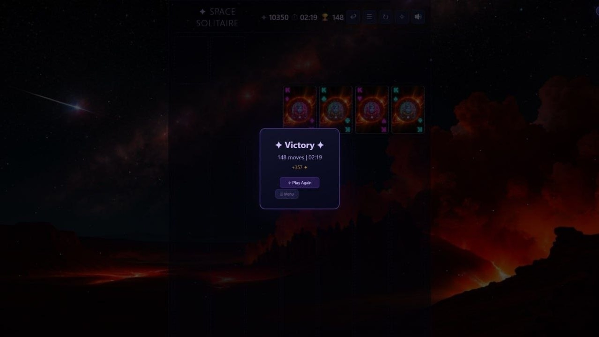 Space Solitaire — screenshot 2