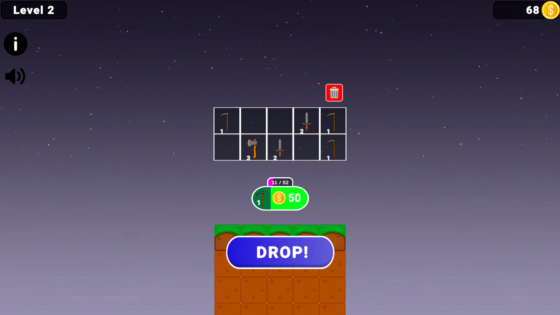Merge Pickaxes — screenshot 2