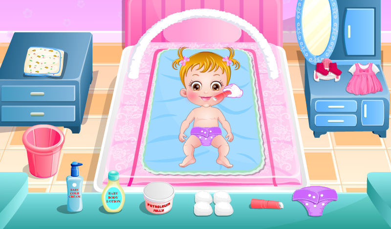 Baby Hazel Skin Care game cover