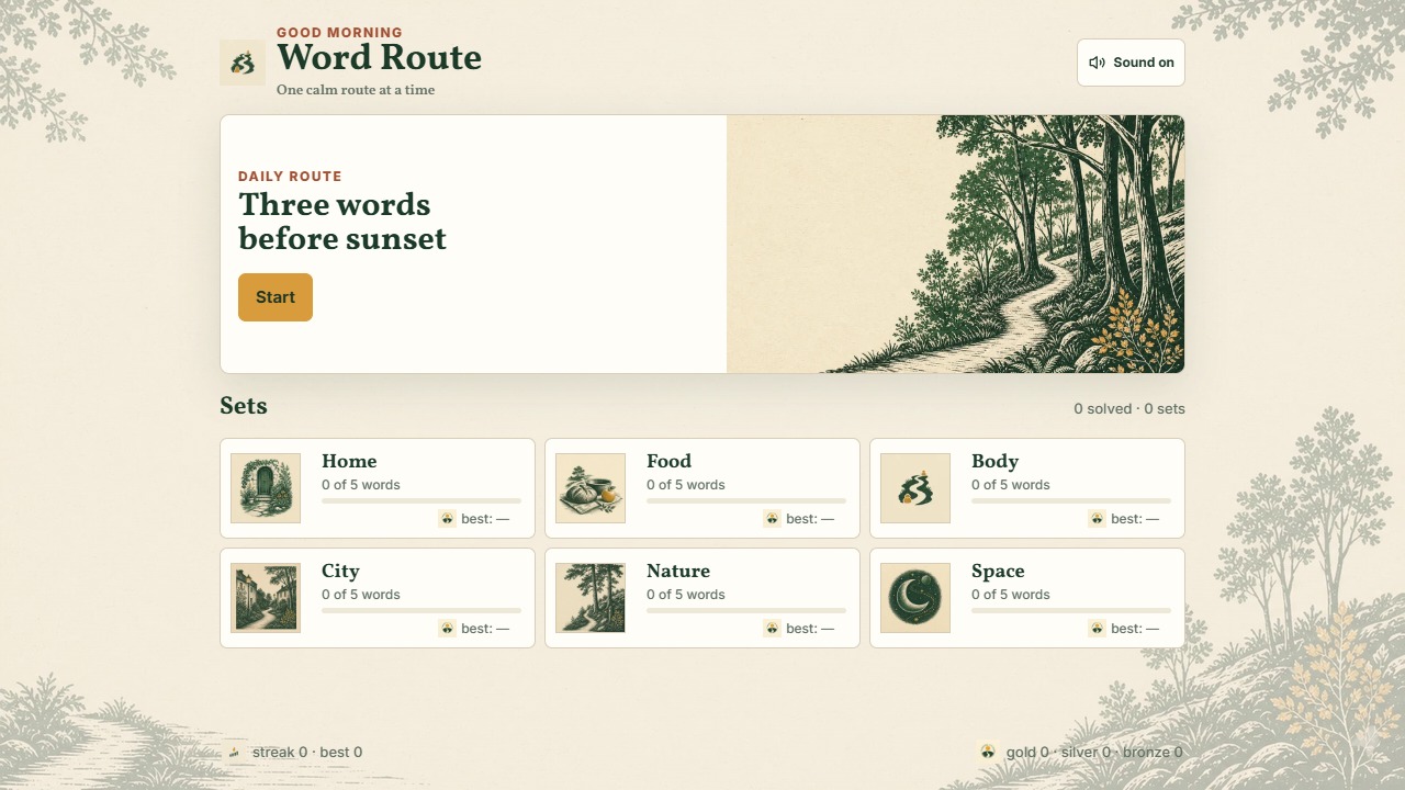 Word Route — screenshot 1