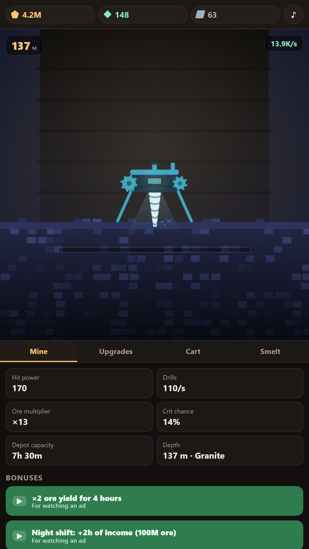 Deep: Idle Mine screenshot 7