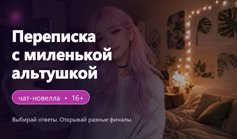 Переписка с миленькой альтушкой game cover