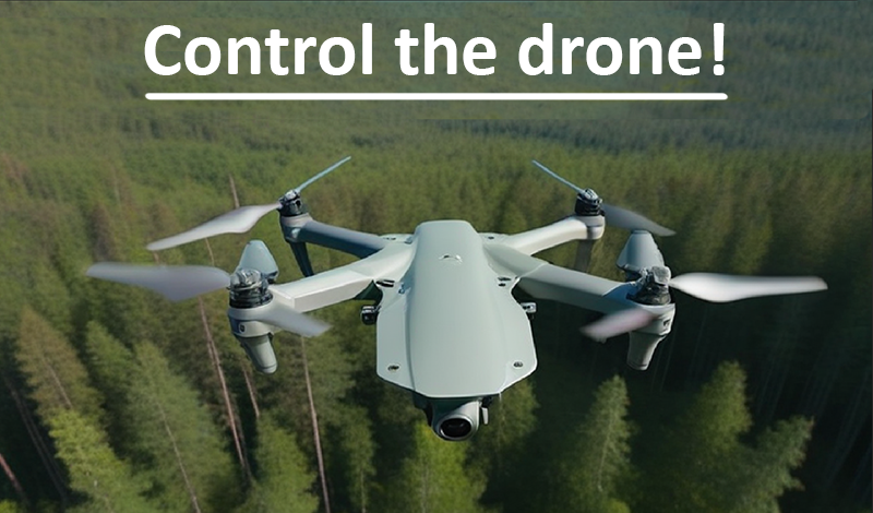 Control the drone! game cover