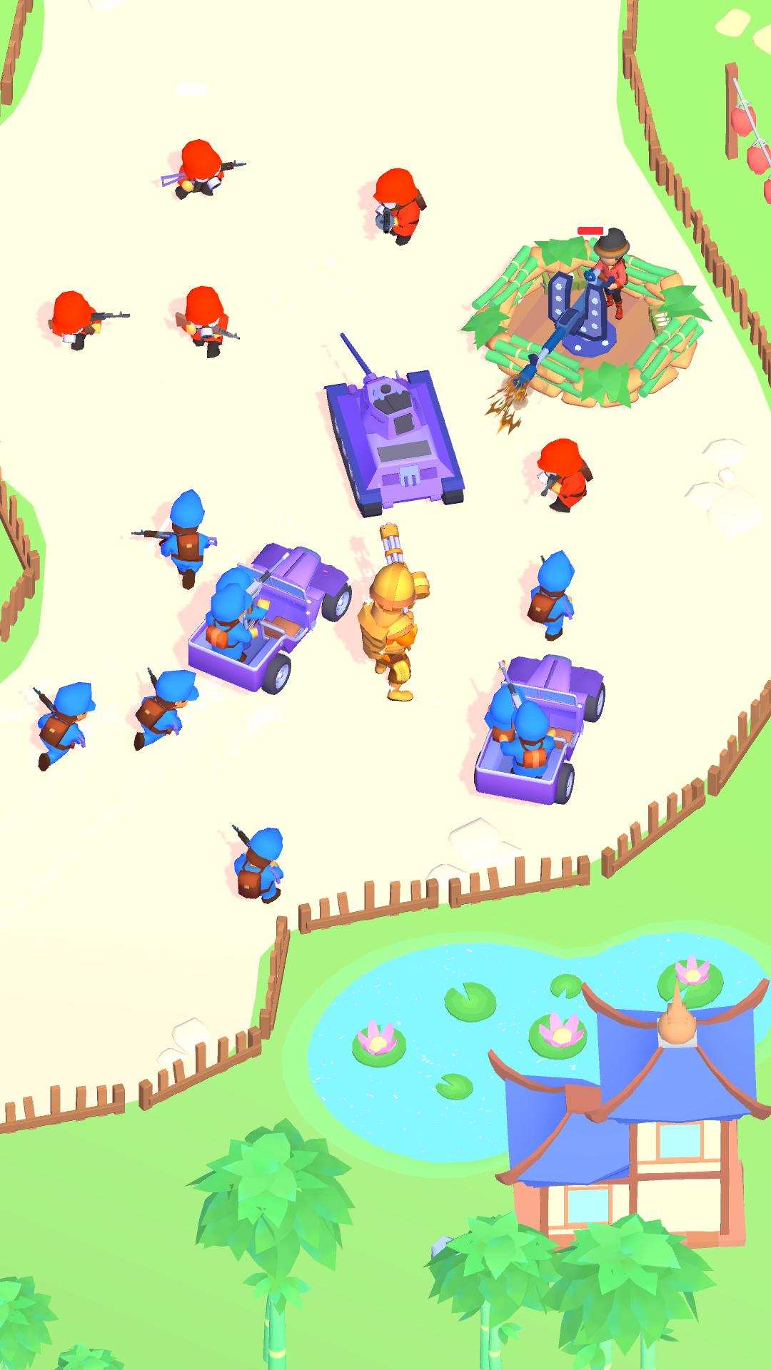 Little Commander: Red vs Blue screenshot 11