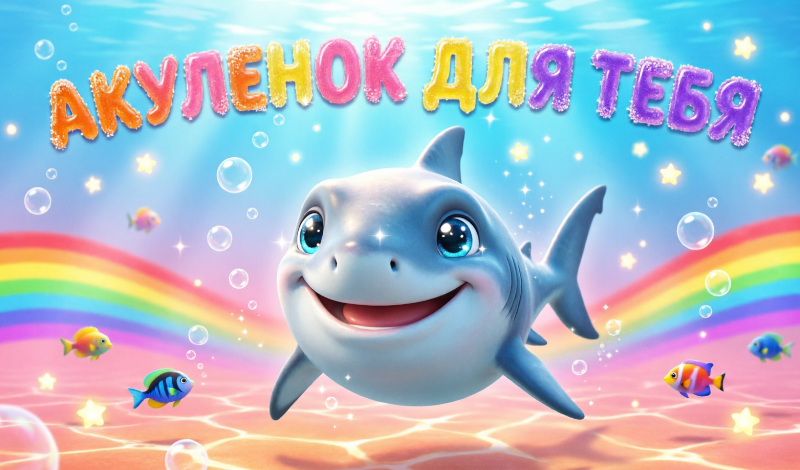 Акулёнок для тебя game cover