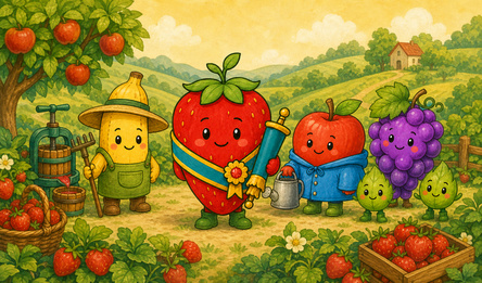 Strawberry Farm: Fruit Clicker