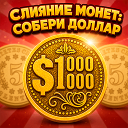 Слияние монет: Собери Доллар