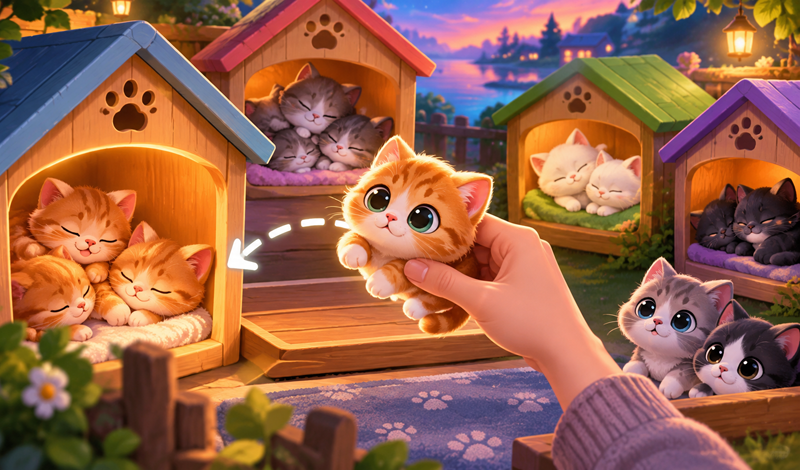 Cat Hotel - Sort the Cats! game cover