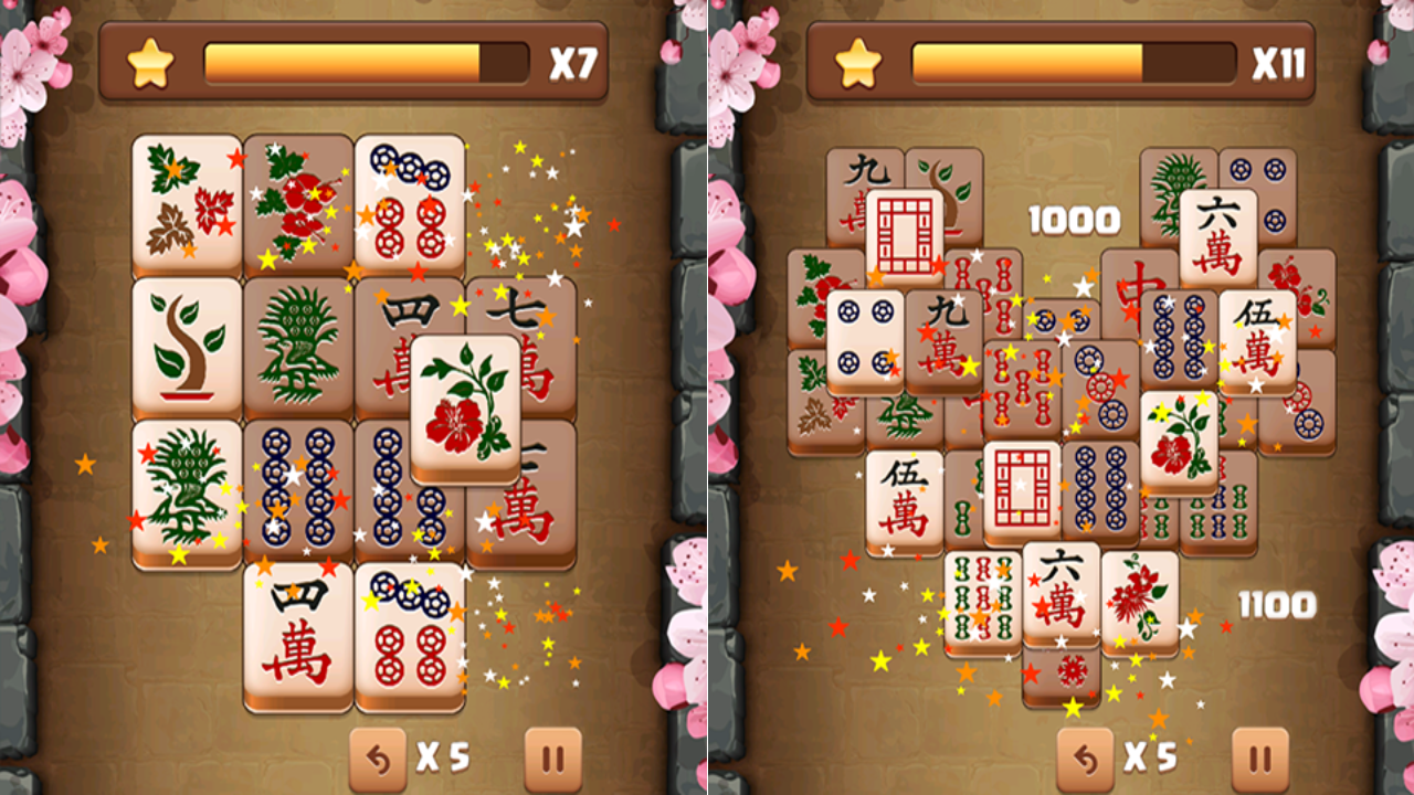Mahjong Flowers screenshot