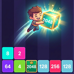 Головоломка 2048: Слияние блоков