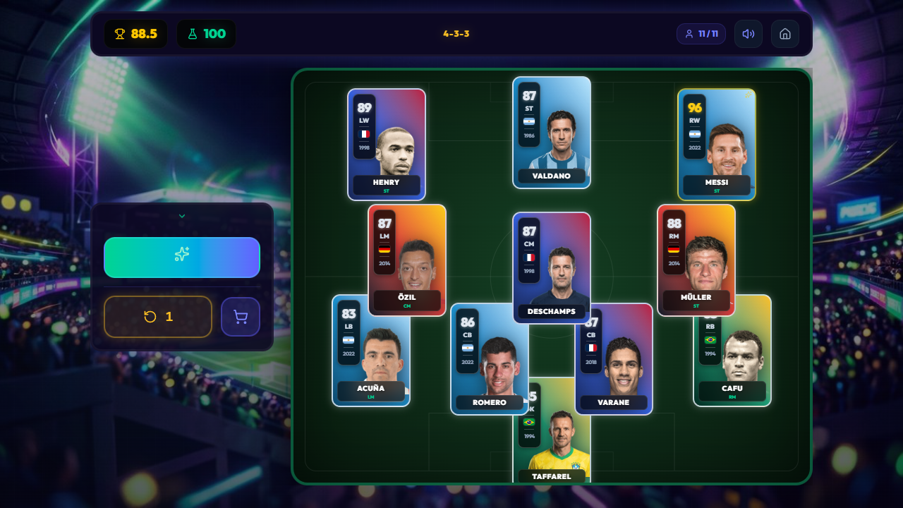 Football Draft: Squad Builder — screenshot 2